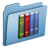 Blue Library Icon 48x48 png